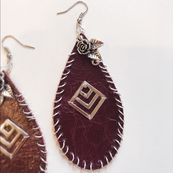 Bloody Gorgeous Teardrop Earrings - Picture 3 of 5